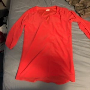 Orange/Pink Tobi Dress! Never worn. Size Large